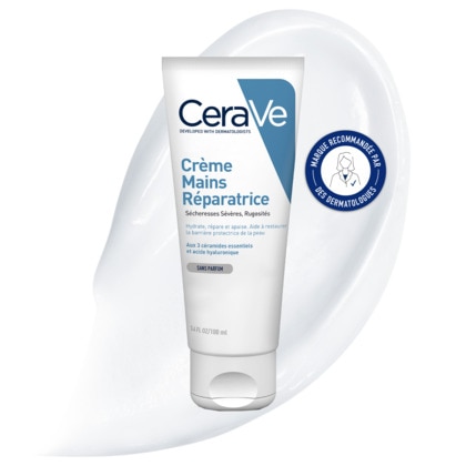 50ML CERAVE HYDRATANTS Crème réparatrice mains abîmées & sécheresses sévères  1 of 4 