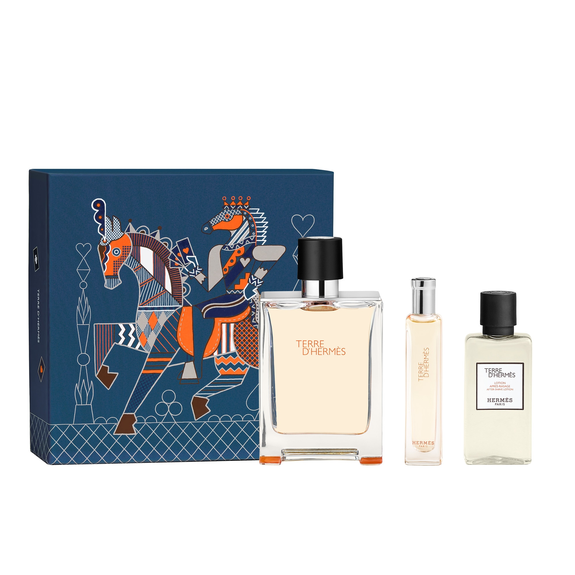 Hermès TERRE D'HERMÈS Coffret -eau de toilette + format voyage + baume après rasage 1 of 3