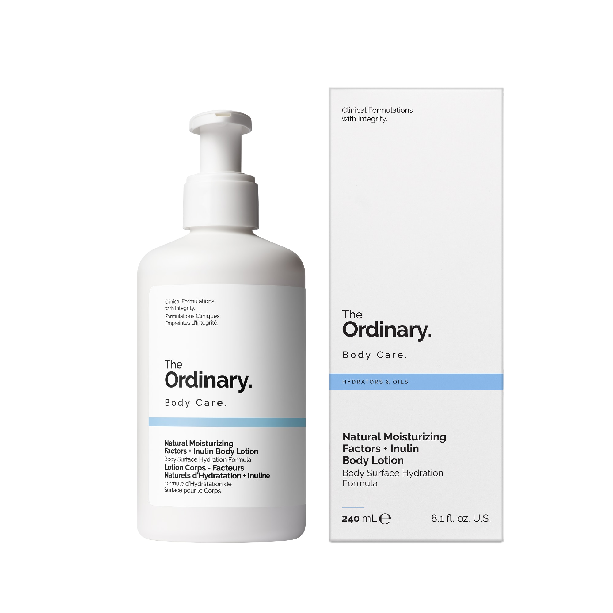 The Ordinary - Hydratation - Lotion Corps - Facteurs Naturels Hydratation - 240ml