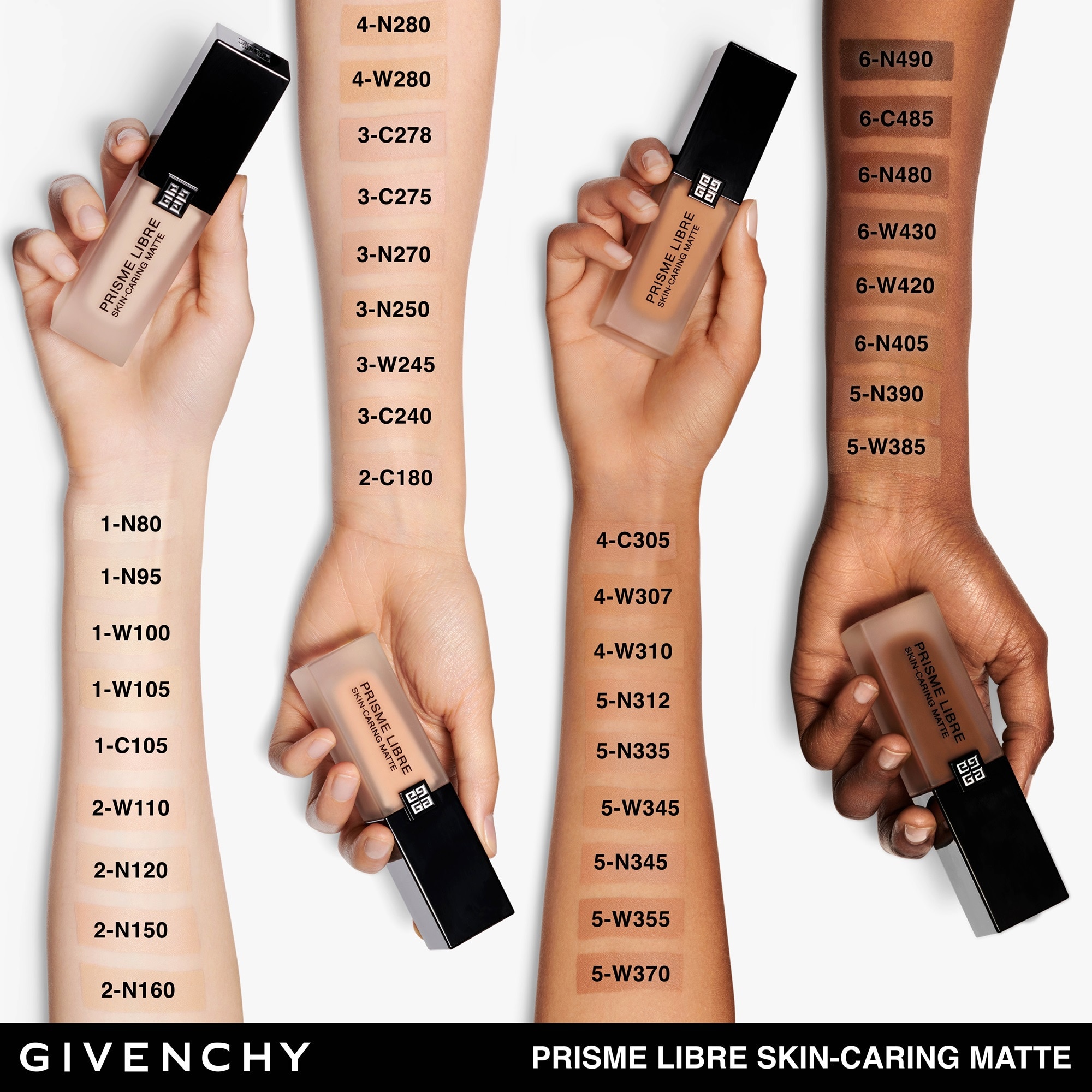  GIVENCHY PRISME LIBRE SKIN-CARING MATTE Fond de Teint Soin & Matité 24H  1 of 4 