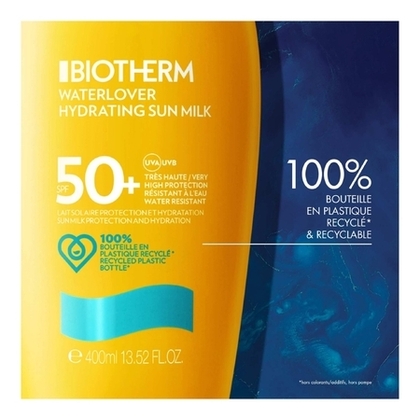 400ML BIOTHERM Waterlover Lait solaire hydratant pour le visage & corps  1 of 4 