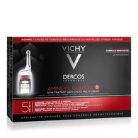 126ML VICHY DERCOS TECHNIQUE Traitement anti-chute cheveux homme 21x6ML  1 of 2 