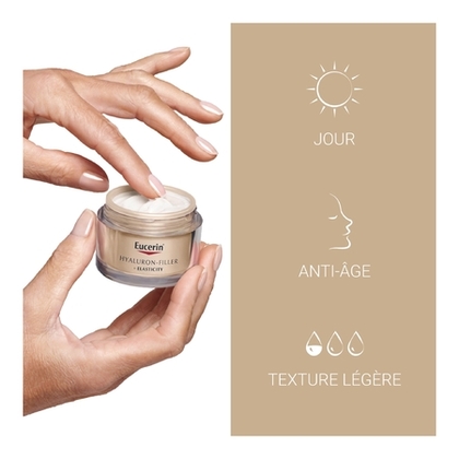 50mL EUCERIN HYALURON-FILLER + ELASTICITY Soin de jour peaux matures SPF 15  1 of 4 