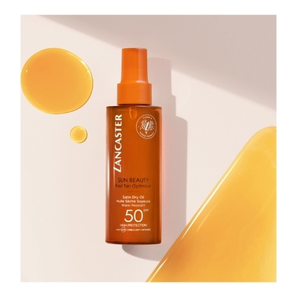 150ML Lancaster SUN BEAUTY Huile sèche soyeuse accélératrice de bronzage SPF50  1 of 4 