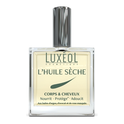 Luxeol - Huile Seche - Nourrit, Protège Et Adoucit - Corps Et Cheveux - 100ml