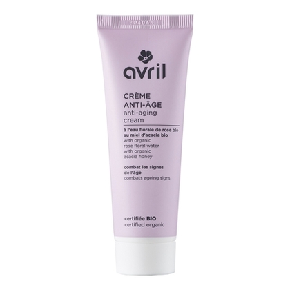 50ML AVRIL SOIN VISAGE Crème anti-âge à l'eau florale de rose certifiée bio  1 of 1 