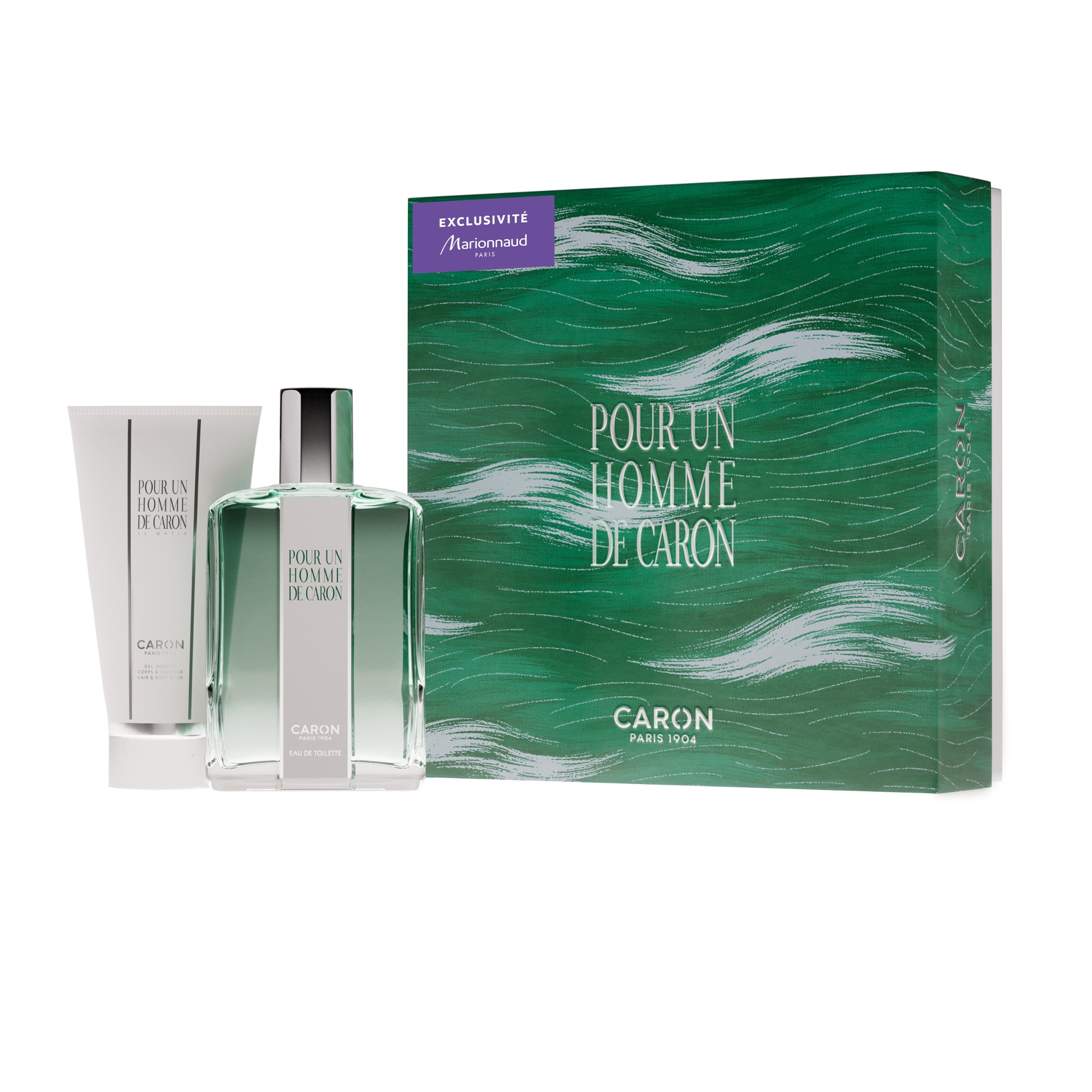 Pour Un Homme De Caron - Coffret ? Eau De Toilette + Gel Douche Pour Un Homme Le Matin