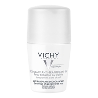 100mL VICHY V HYPOALLERGENIQUE Déodorant 48H anti transpiration peaux sensibles - lot de 2  1 of 2 