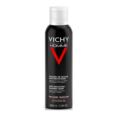 VICHY - Mousse À Raser Anti-irritation Peau Sensible - Lot De 2 - 200ml