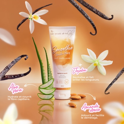 Lait capillaire hydrate et nourrit