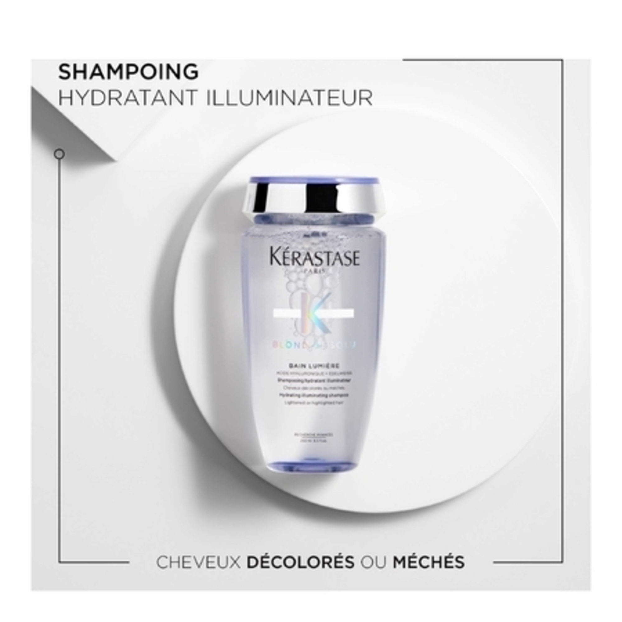 Bain lumière cheveux blonds