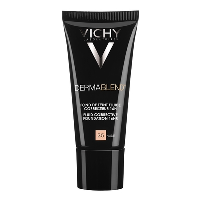 Vichy - Dermablend - Fond De Teint Fluide Correcteur Haute Couvrance Peaux Sensibles - 25 - Nude
