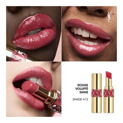  Yves Saint Laurent ROUGE VOLUPTÉ SHINE OIL-IN-STICK Couleur, soin et brillance longue tenue  1 of 4 