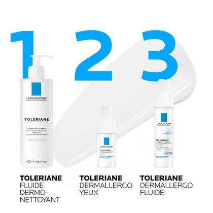 20ML LA ROCHE POSAY TOLERIANE DERMALLERGO Soin yeux hydratant 48h apaise & répare  1 of 4 