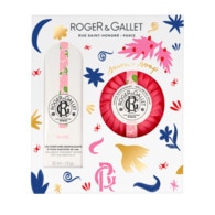  Roger & Gallet ROSE Coffret - eau parfumée bienfaisante rose + son savon  1 of 2 