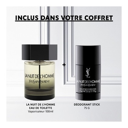 Yves Saint Laurent La Nuit De L'Homme Coffret Fête des Pères Eau de Toilette La Nuit de L’Homme & Déodorant - Parfum Homme YSL