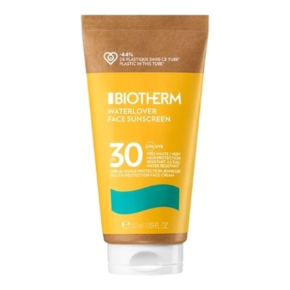 50mL BIOTHERM Waterlover Crème solaire visage protection jeunesse pour prévenir le photovieillissement  1 of 4 