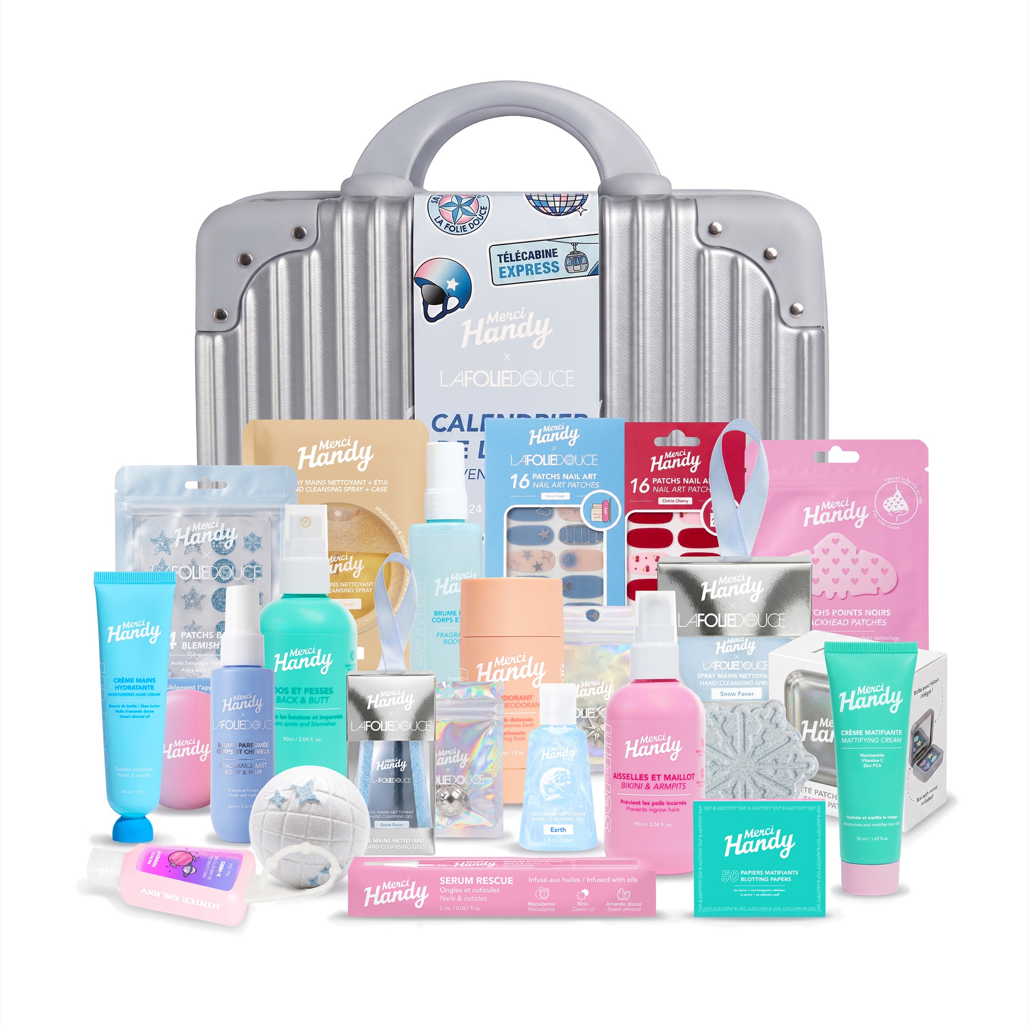MERCI HANDY MERCI HANDY × LA FOLIE DOUCE™ Calendrier de l'avent - 24 surprises 1 of 4 Calendrier de l'avent - 24 surprises