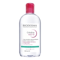 500ml BIODERMA CRÉALINE H2O TS Eau micellaire douce - peaux très sèches  1 of 2 