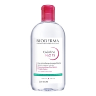 500ML BIODERMA CRÉALINE H2O TS Eau micellaire douce - peaux très sèches  1 of 2 