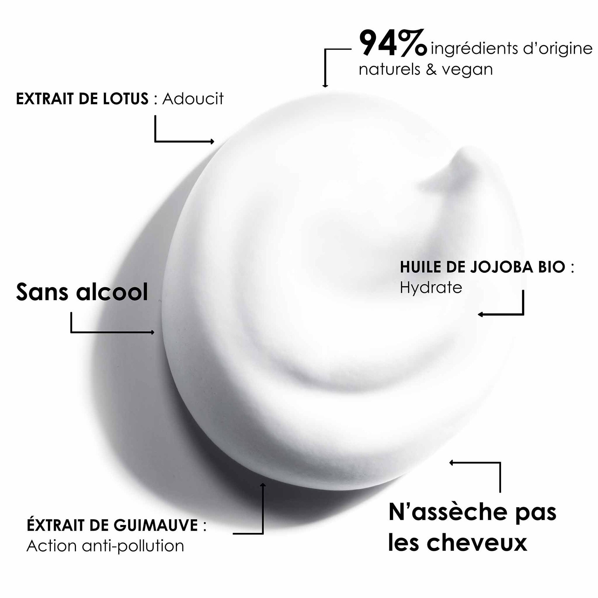 150ml Leonor Greyl MOUSSE AU LOTUS VOLUMATRICE Mousse de coiffage sans alcool 3 of 4 Mousse de coiffage sans alcool