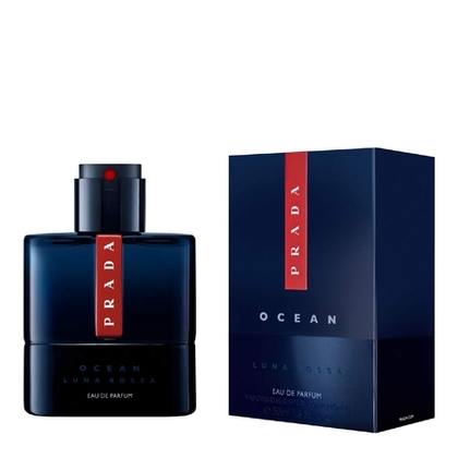 50ML Prada LUNA ROSSA OCEAN Eau de parfum fougère boisée ambrée  1 of 2 