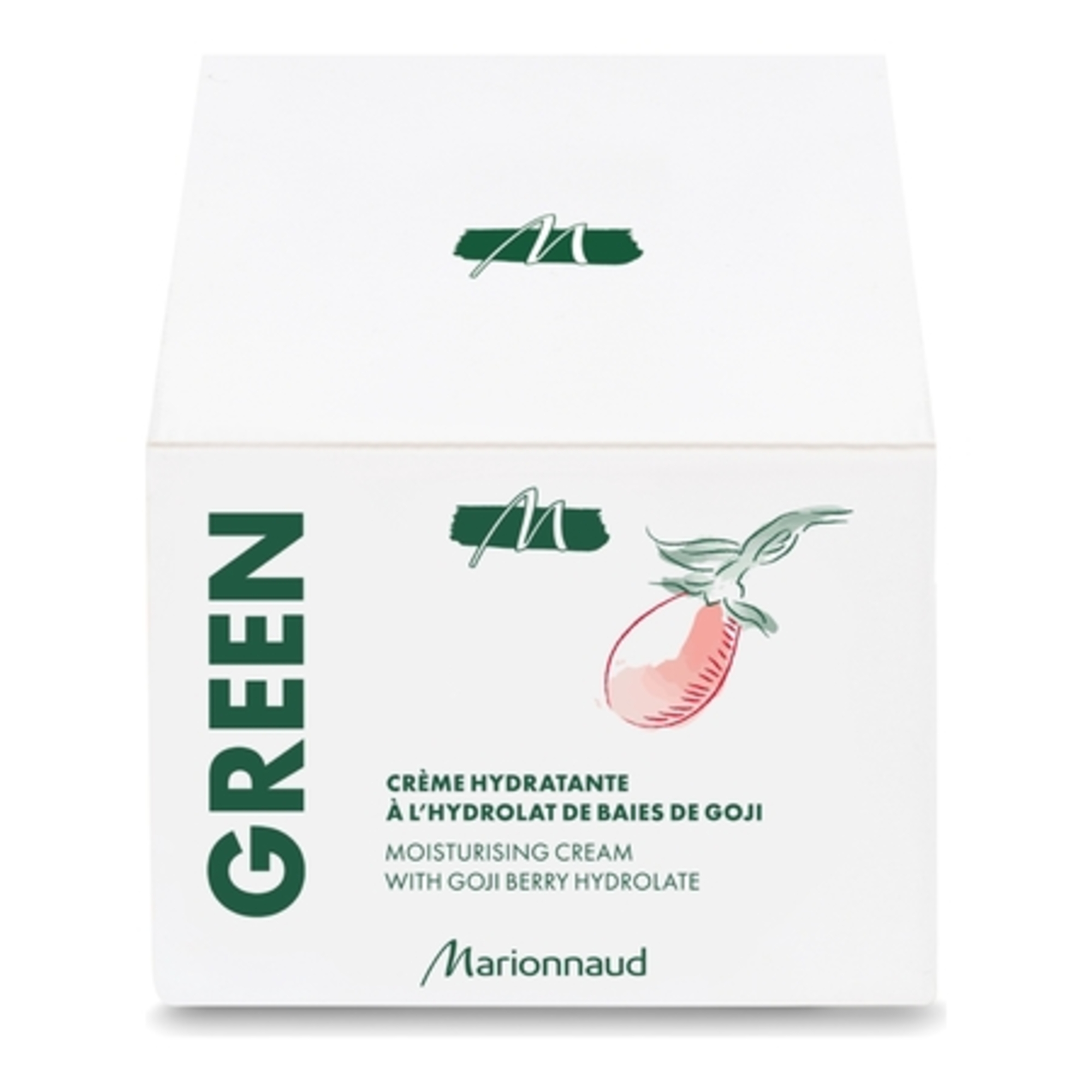 Crème hydratante à l'hydrolat de baies de goji.