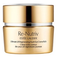 132G Estée Lauder RE-NUTRIV ULTIMATE LIFT REGENERATING YOUTH Crème riche contour des yeux Lift régénérante jeunesse  1 of 2 