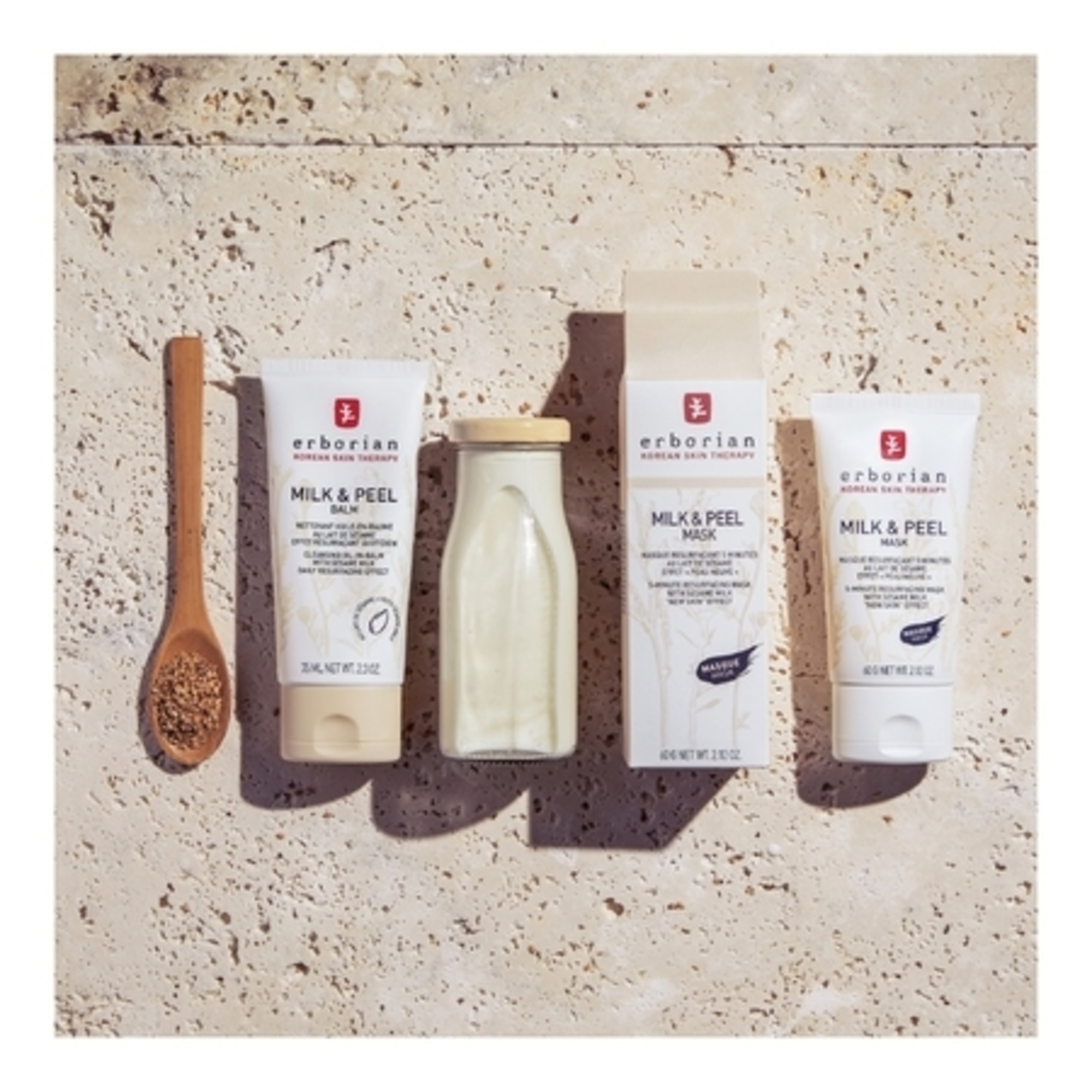 Masque resurfaçant 5 minutes au lait de sésame