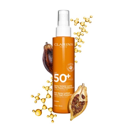 Spray solaire lacté très haute protection corps spf50+
