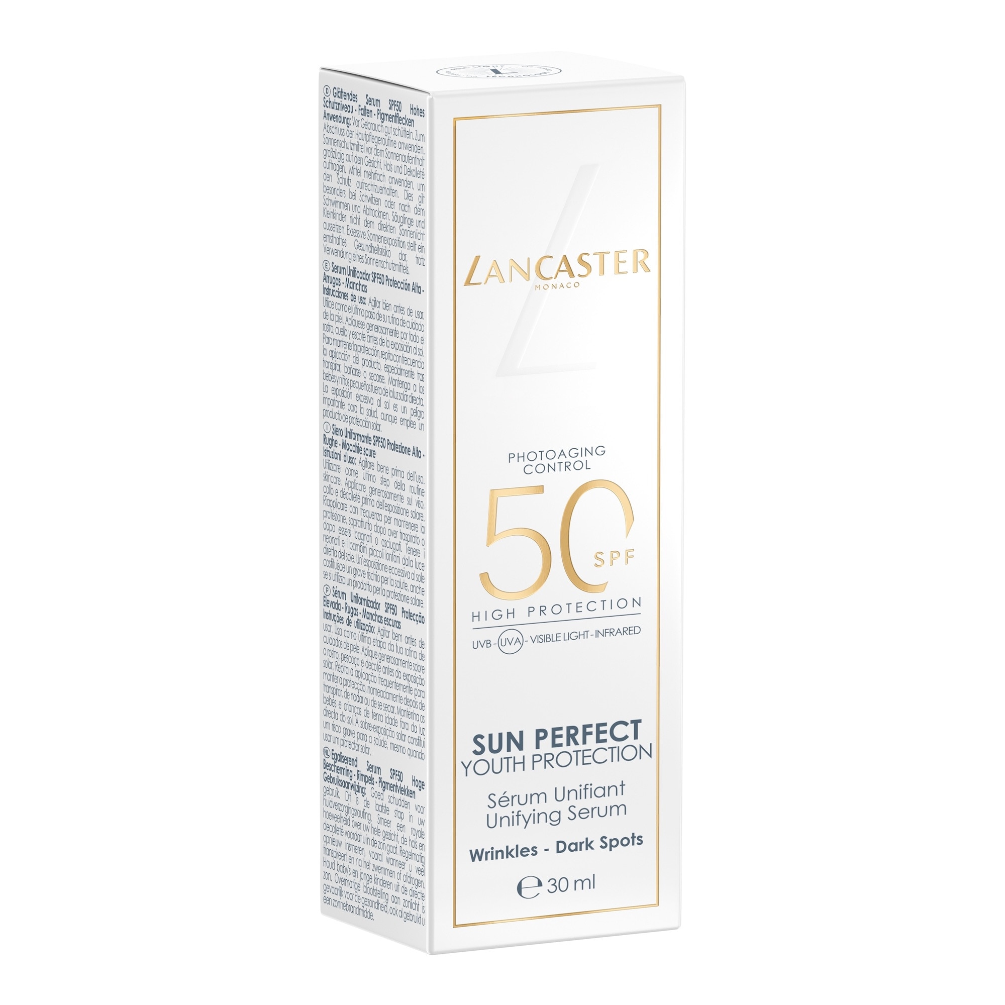 30ML Lancaster SUN PERFECT Sérum unifiant spf50  2 of 4 Sérum unifiant spf50