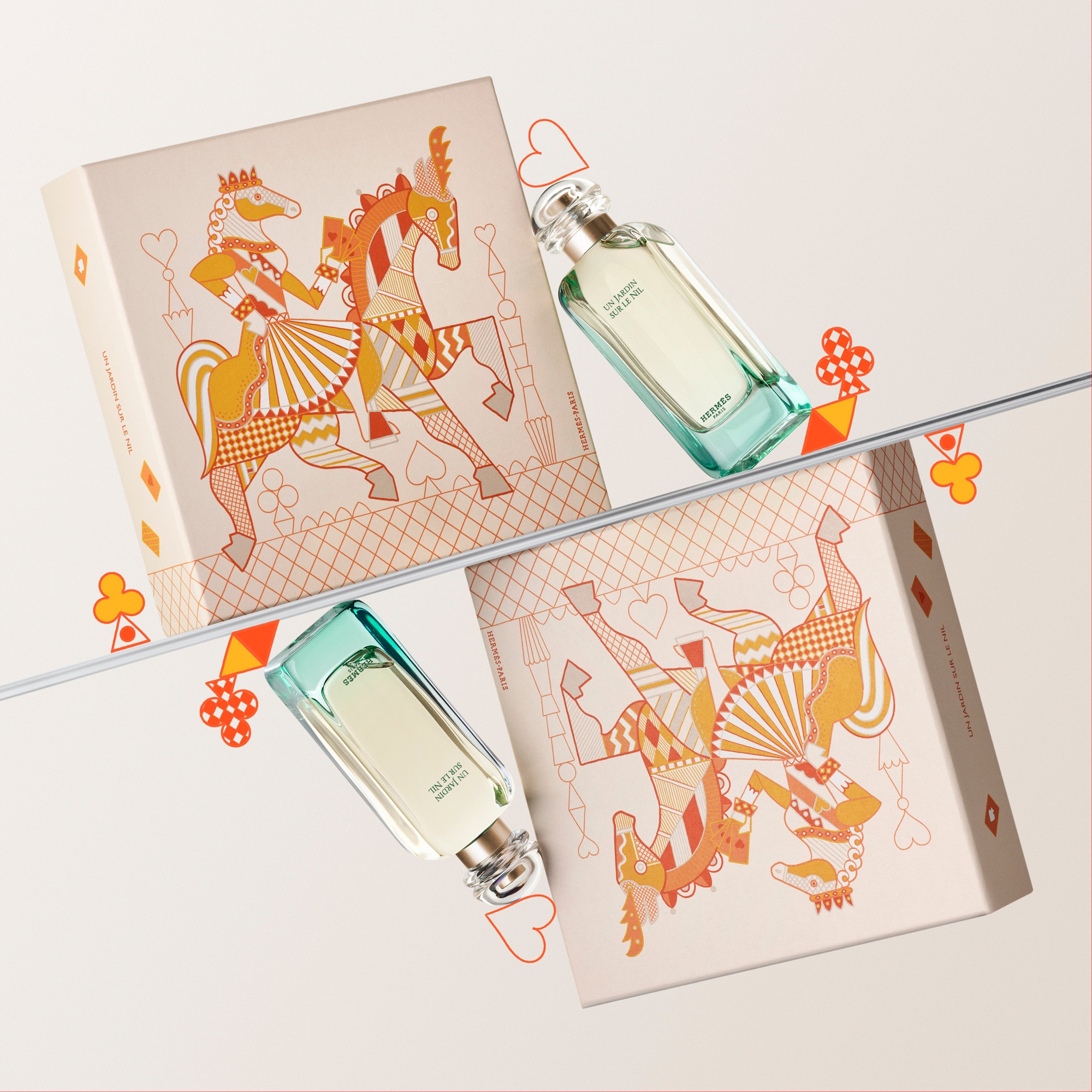  Hermès UN JARDIN SUR LE NIL Coffret - eau de toilette + format voyage  1 of 3 