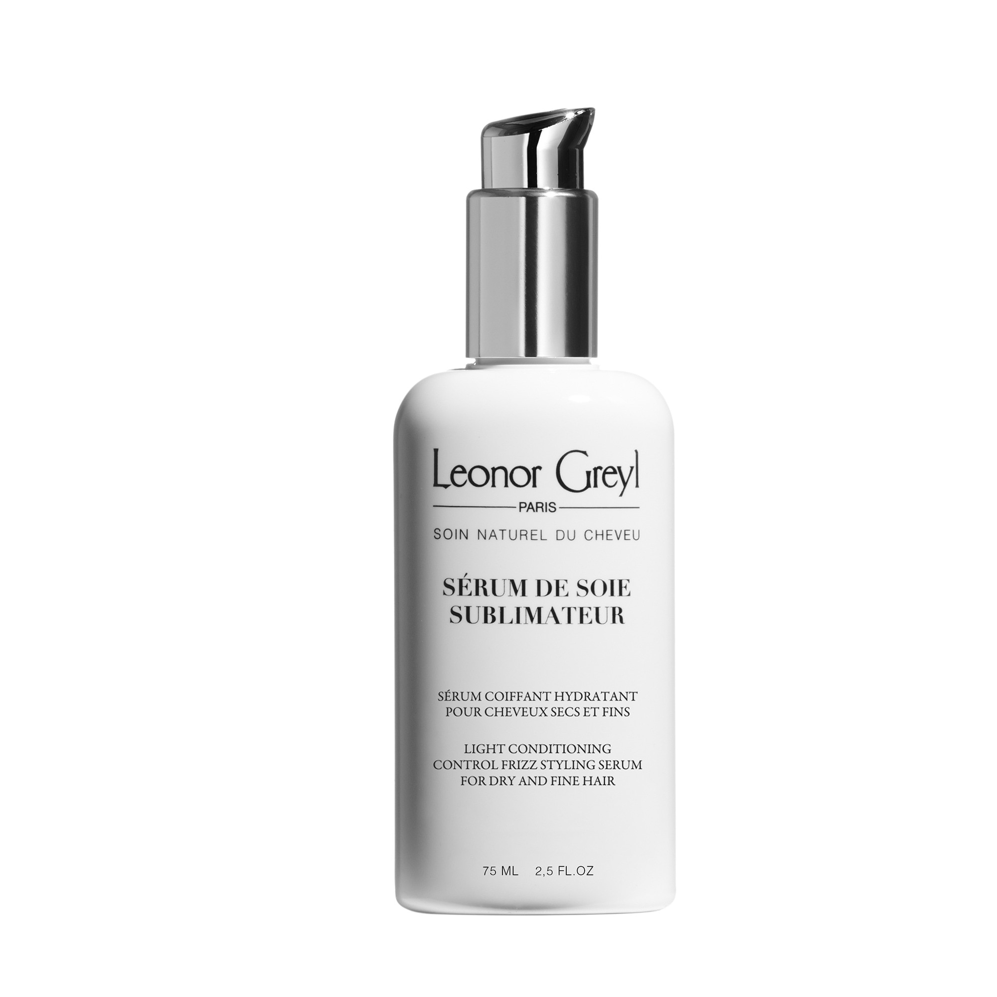 75ML Leonor Greyl SÉRUM DE SOIE SUBLIMATEUR Sérum coiffant hydratant pour cheveux secs et fins  Sérum coiffant hydratant pour cheveux secs et fins