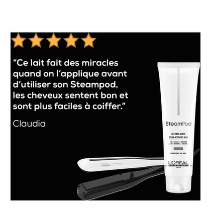 Lait de lissage vapo-activé