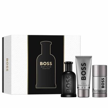  HUGO BOSS BOSS BOTTLED Coffret parfum + gel douche + déodorant stick  1 of 2 