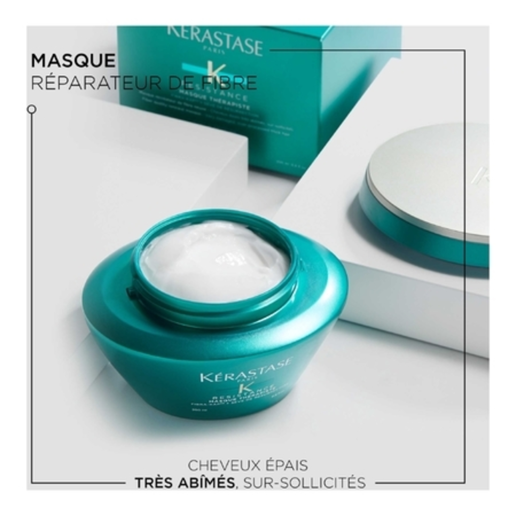 Masque thérapiste cheveux très abimés