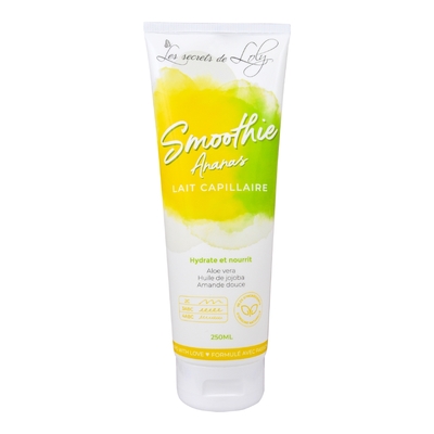 Les Secrets De Loly - Smoothie Ananas - Lait Capillaire Hydrate Et Nourrit - 250ml