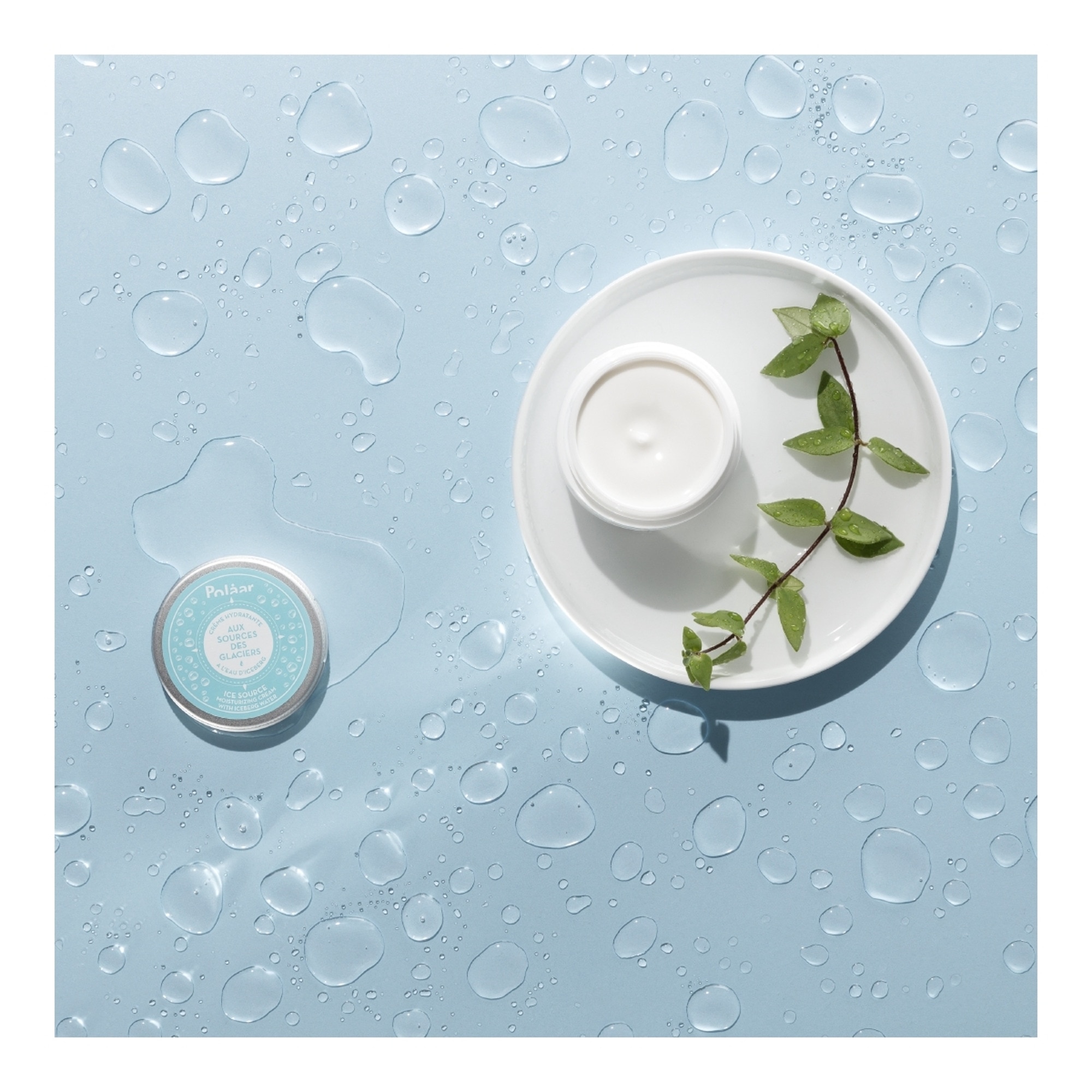 Crème hydratante à l'eau d'iceberg