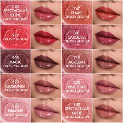 Duo rouge à lèvres et gloss fini pailleté et ou brillant - édition limitée