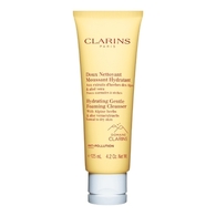 125ML Clarins SOINS DEMAQUILLANTS Doux nettoyant moussant hydratant peaux normales à sèches  1 of 2 