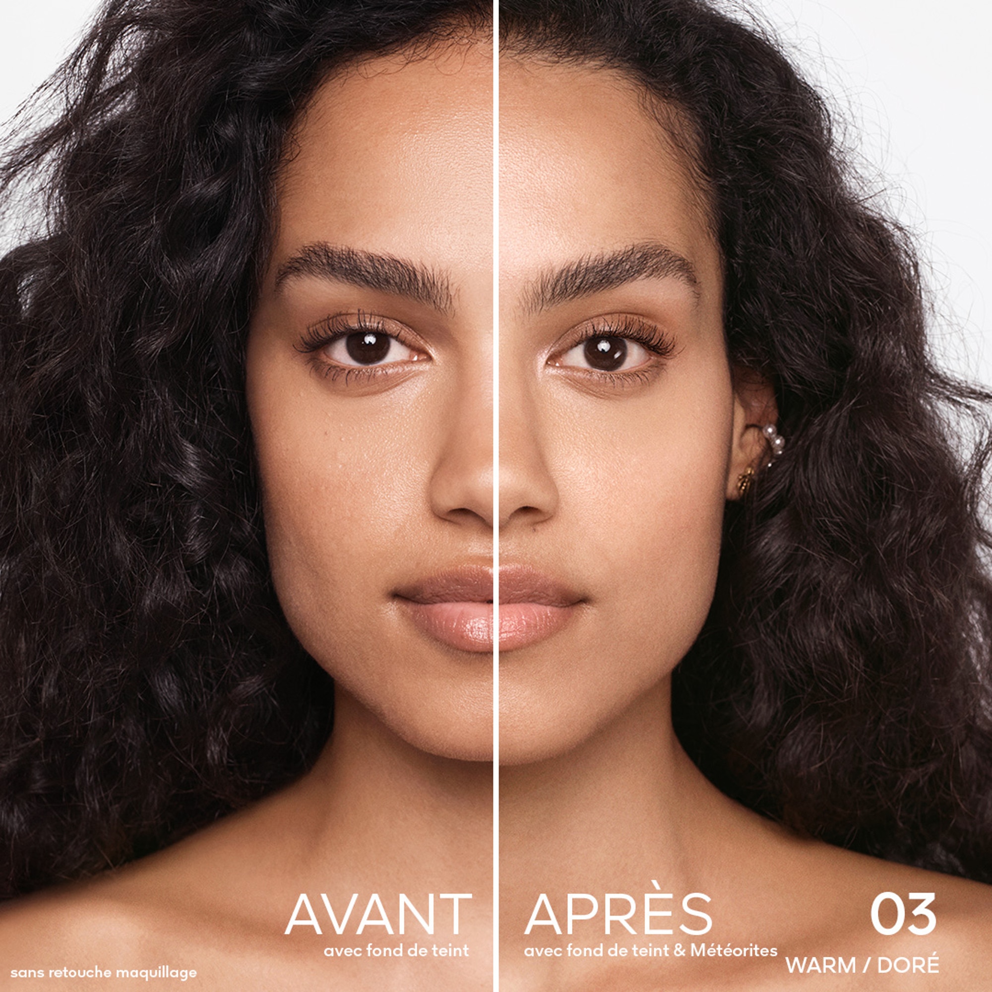 Météorites perles de poudre révélatrices de lumière