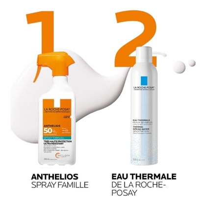 300ML LA ROCHE POSAY ANTHELIOS Spray solaire famille ultra résistant très haute protection SPF50+  1 of 4 