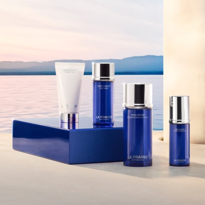 Coffret - nettoyant mousse + brume + lotion essentielle + hydro-émulsion