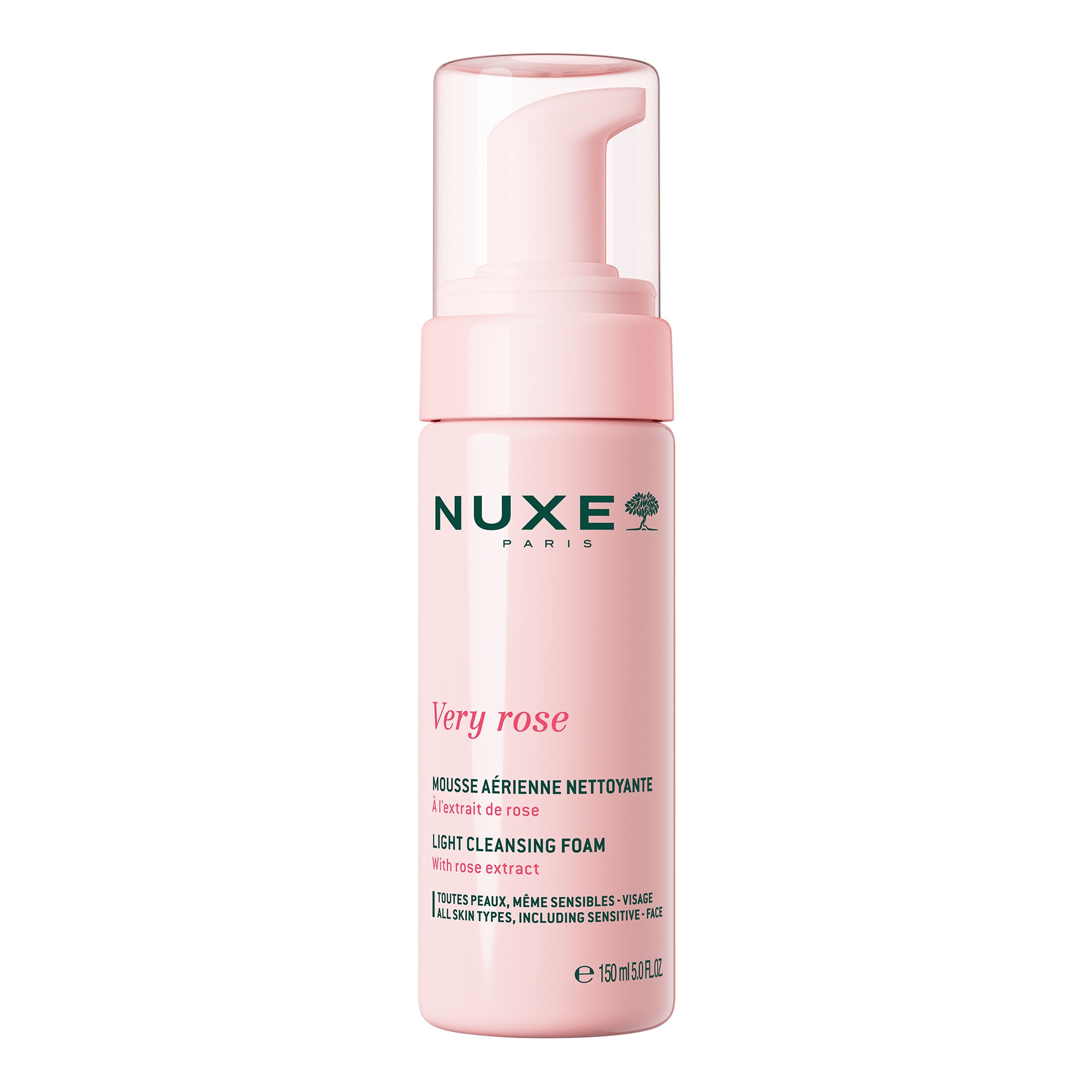 150ML Nuxe VERY ROSE Mousse aérienne nettoyante 1 of 4