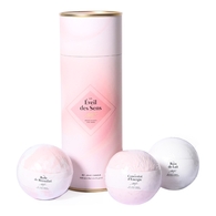 Coffret boule de bain bracelet or eveil