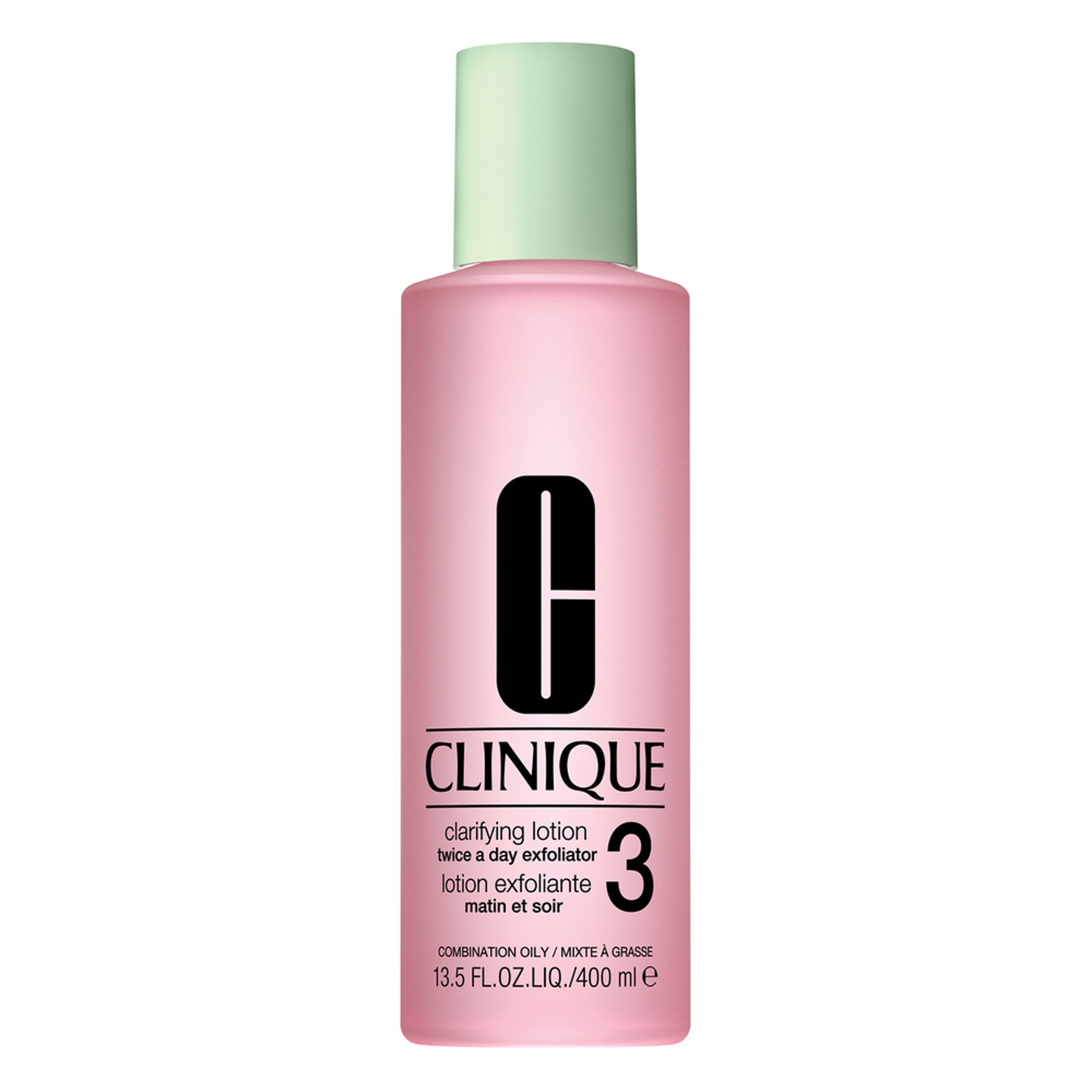 400mL Clinique BASIC 3 TEMPS Lotion exfoliante 3 - peaux mixtes à grasses 1 of 4