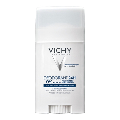 VICHY - V Hypoallergenique - Déodorant 24h Actif Anti-odeur D'origine Naturelle - 40ml