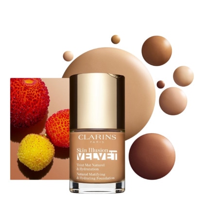  Clarins SKIN ILLUSION VELVET Skin illusion velvet fond de teint mat naturel & hydratation  1 of 4 