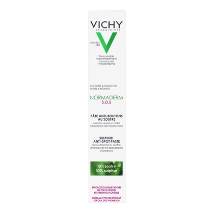 20ML VICHY NORMADERM S.O.S Soin ciblé asséchant anti-boutons pour peau mixte à tendance acnéique  1 of 4 