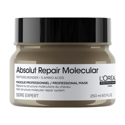 250ML L'ORÉAL PROFESSIONNEL ABSOLUT REPAIR MOLECULAR Masque concentré professionnel 1 of 4